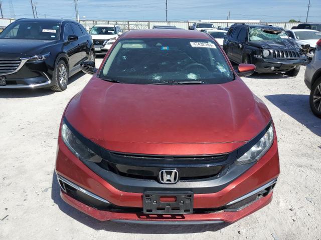 2HGFC2F60LH583504 - 2020 HONDA CIVIC LX RED photo 5