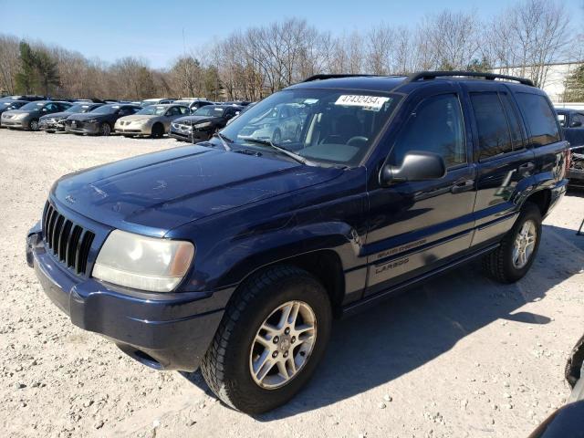 1J4GW48S44C355360 - 2004 JEEP GRAND CHER LAREDO BLUE photo 1