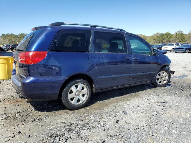 5TDZK22C87S003692 - 2007 TOYOTA SIENNA XLE BLUE photo 3