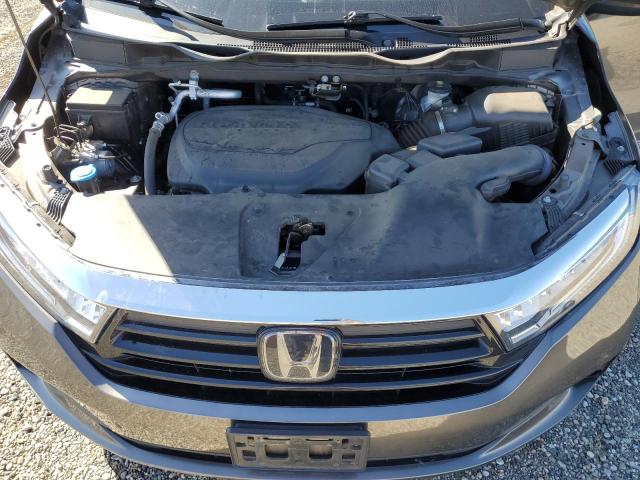 5FNRL6H56MB035411 - 2021 HONDA ODYSSEY EX GRAY photo 12