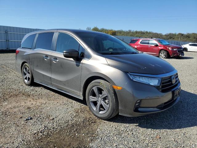 5FNRL6H56MB035411 - 2021 HONDA ODYSSEY EX GRAY photo 4