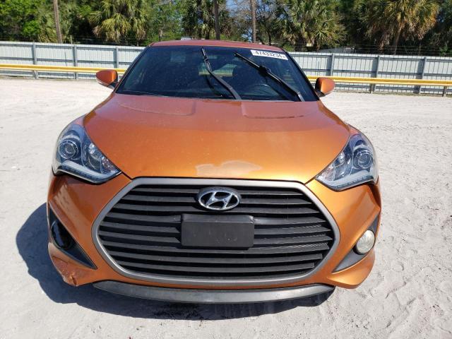 KMHTC6AE6GU251461 - 2016 HYUNDAI VELOSTER TURBO ORANGE photo 5