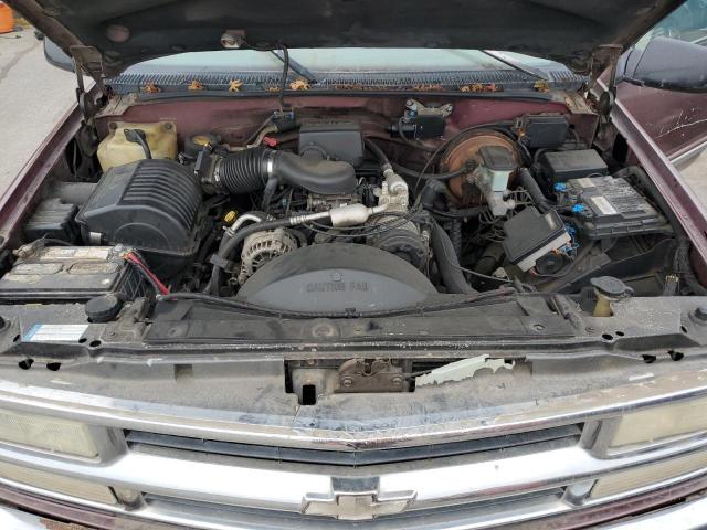 3GNFK16R2VG189986 - 1997 CHEVROLET SUBURBAN K1500 MAROON photo 11