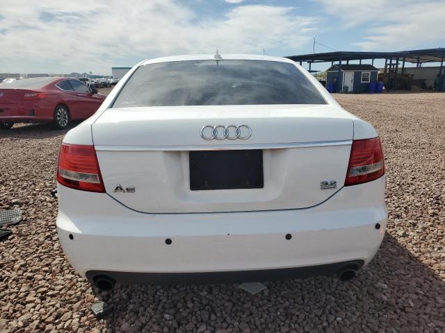 WAUDH74F37N069597 - 2007 AUDI A6 3.2 QUATTRO WHITE photo 6