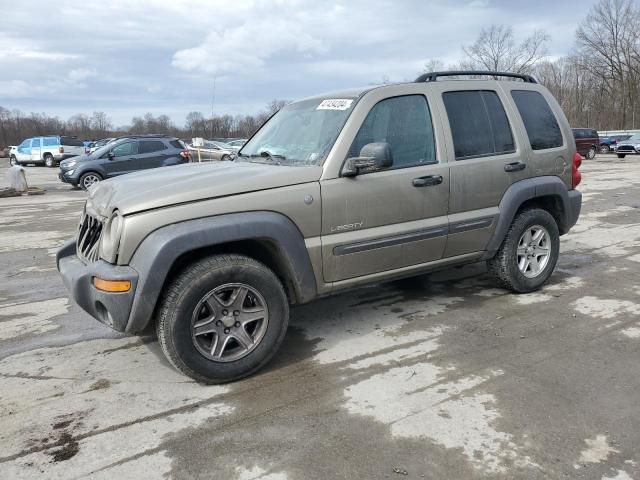 1J4GL48K44W215073 - 2004 JEEP LIBERTY SPORT TAN photo 1