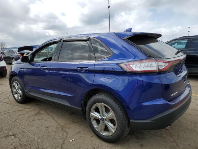 2FMTK4G90FBC32314 - 2015 FORD EDGE SE BLUE photo 2