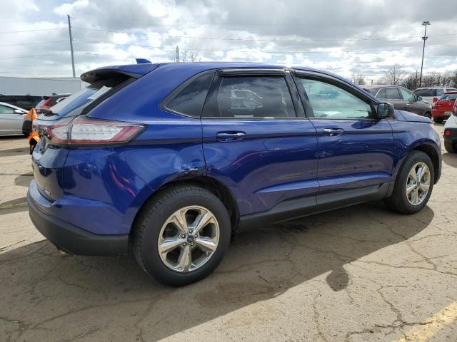 2FMTK4G90FBC32314 - 2015 FORD EDGE SE BLUE photo 3