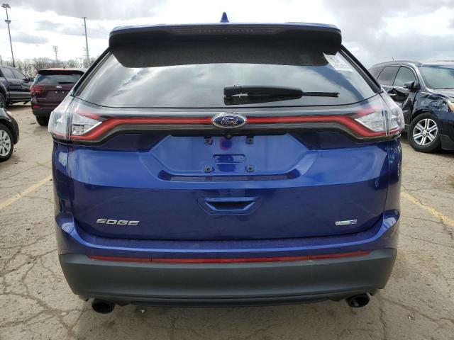 2FMTK4G90FBC32314 - 2015 FORD EDGE SE BLUE photo 6