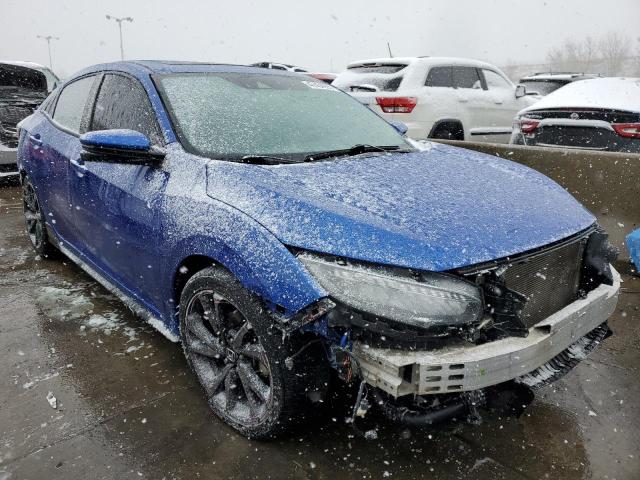 SHHFK7H93HU217344 - 2017 HONDA CIVIC SPORT TOURING BLUE photo 4