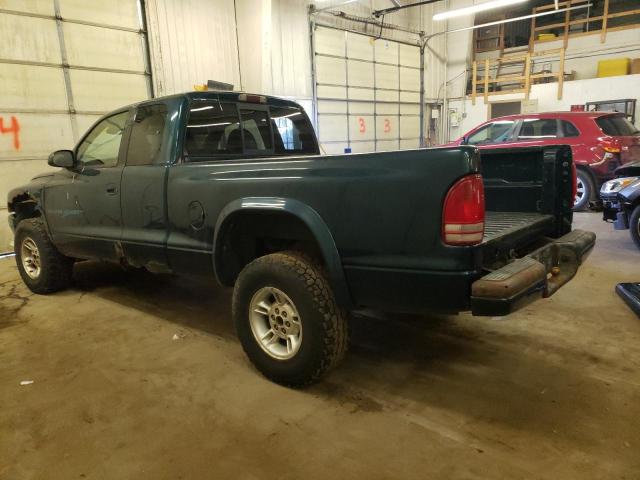 1B7GG22Y3WS596257 - 1998 DODGE DAKOTA GREEN photo 2