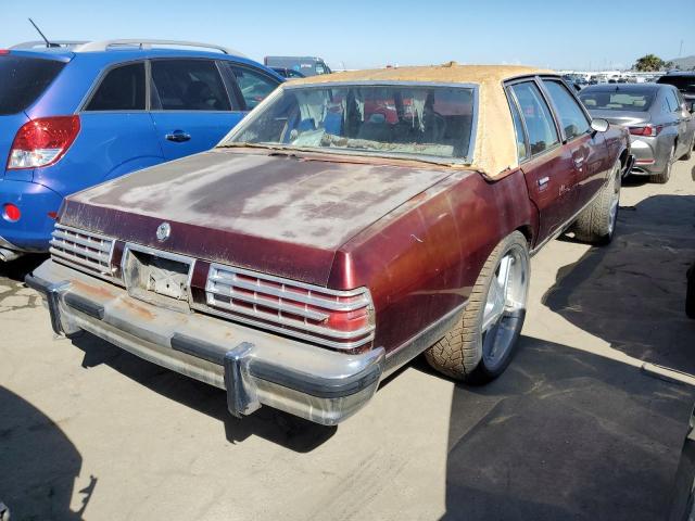 2N69K7X105705 - 1977 PONTIAC BONNEVILLE BURGUNDY photo 3