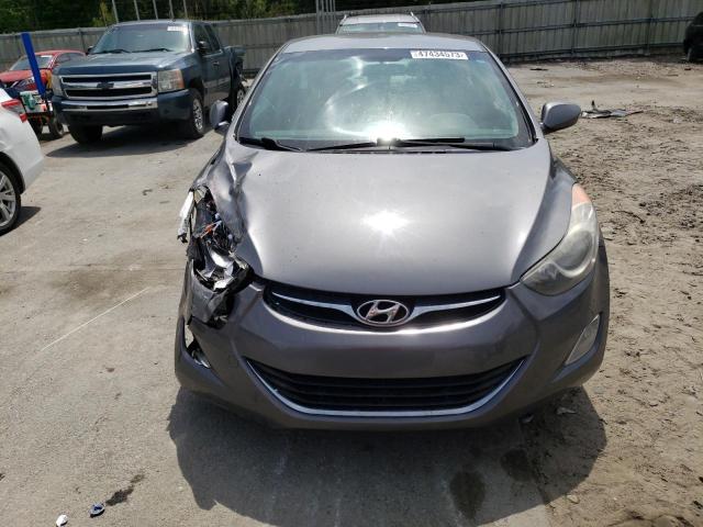 5NPDH4AEXDH419803 - 2013 HYUNDAI ELANTRA GLS GRAY photo 5