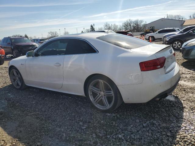 WAUCGAFR1DA018542 - 2013 AUDI S5 PREMIUM PLUS თეთრი ფოტო 2