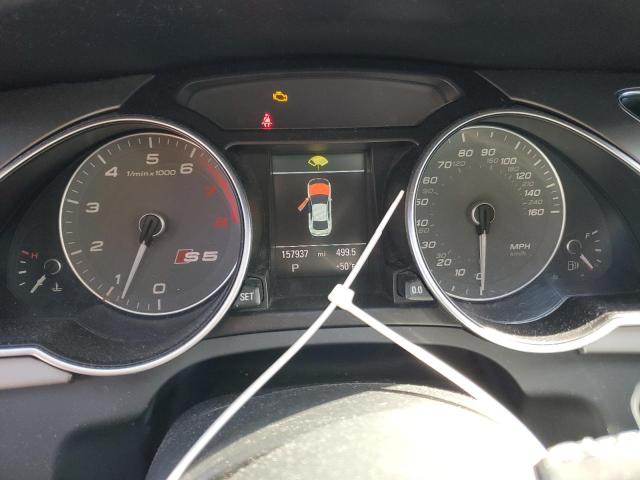 WAUCGAFR1DA018542 - 2013 AUDI S5 PREMIUM PLUS თეთრი ფოტო 9