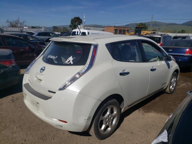 JN1AZ0CP5BT001460 - 2011 NISSAN LEAF SV WHITE photo 3