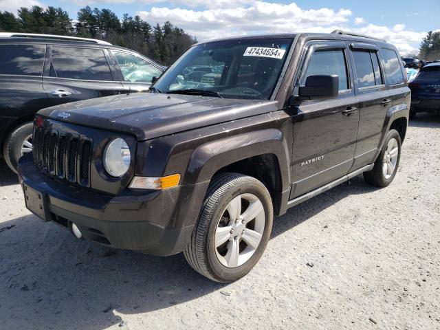 1C4NJRFB7ED641601 - 2014 JEEP PATRIOT LATITUDE BROWN photo 1