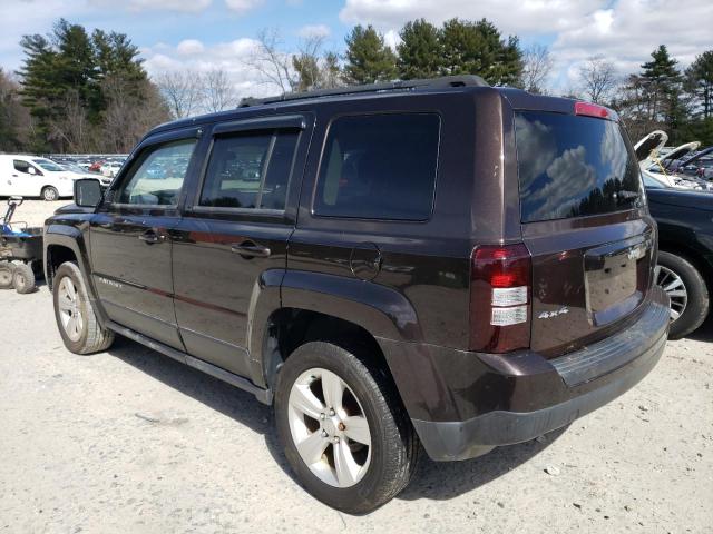 1C4NJRFB7ED641601 - 2014 JEEP PATRIOT LATITUDE BROWN photo 2