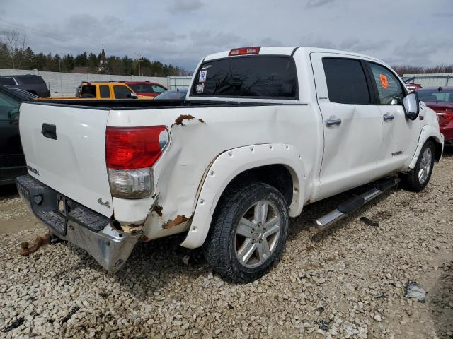 5TFHY5F17BX190673 - 2011 TOYOTA TUNDRA CREWMAX LIMITED WHITE photo 3