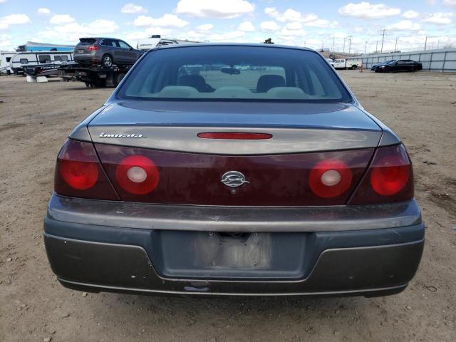 2G1WF55E529112403 - 2002 CHEVROLET IMPALA BROWN photo 6