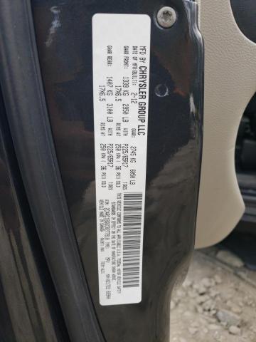 2C4RC1BG6CR277910 - 2012 CHRYSLER TOWN & COU TOURING ნაცრისფერი ფოტო 13