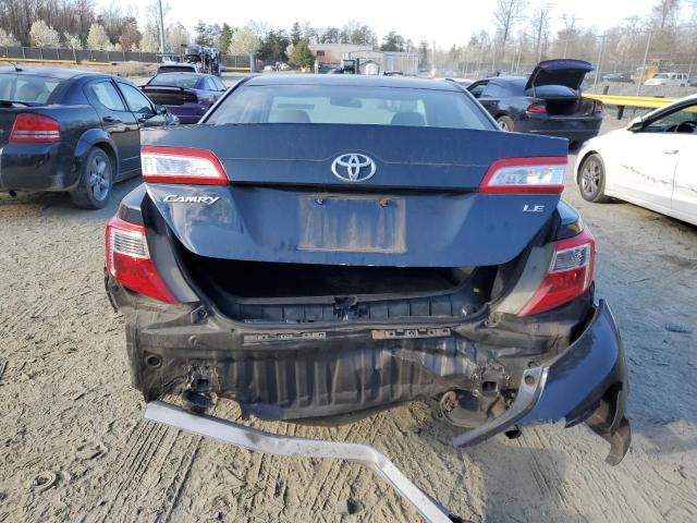 4T1BF1FK8CU057450 - 2012 TOYOTA CAMRY BASE BLACK photo 6