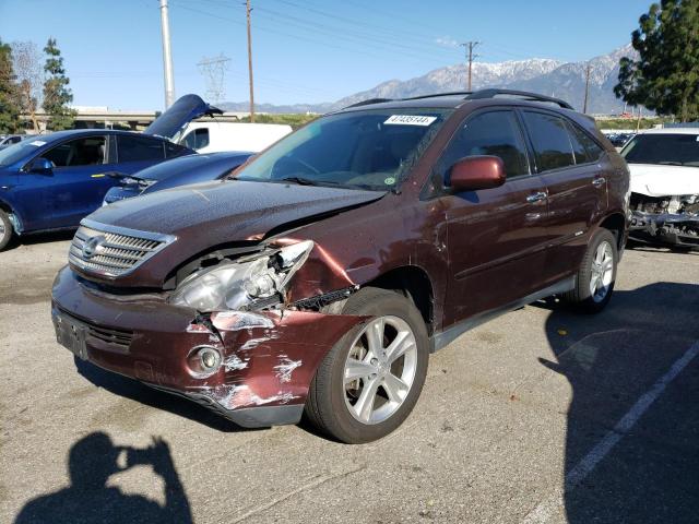 JTJHW31U382040154 - 2008 LEXUS RX 400H BURGUNDY photo 1