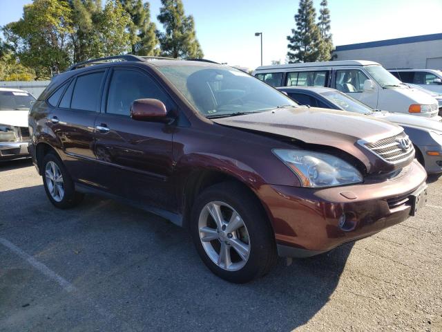 JTJHW31U382040154 - 2008 LEXUS RX 400H BURGUNDY photo 4