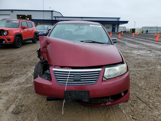 1G8AG52F15Z111460 - 2005 SATURN ION LEVEL 1 RED photo 5