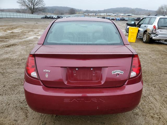 1G8AG52F15Z111460 - 2005 SATURN ION LEVEL 1 RED photo 6