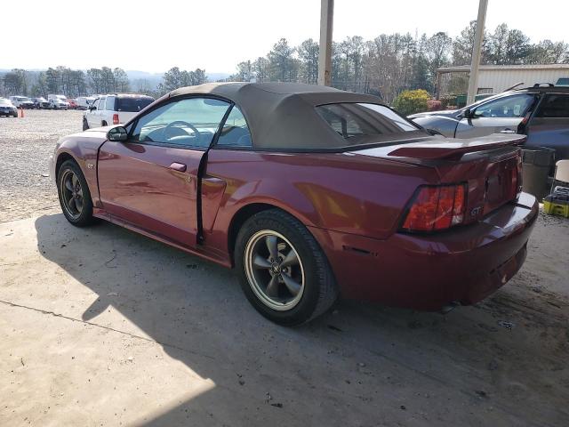 1FAFP45X03F406662 - 2003 FORD MUSTANG GT MAROON photo 2