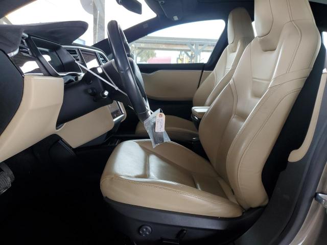 5YJSA1E20FF118310 - 2015 TESLA MODEL S TAN photo 7