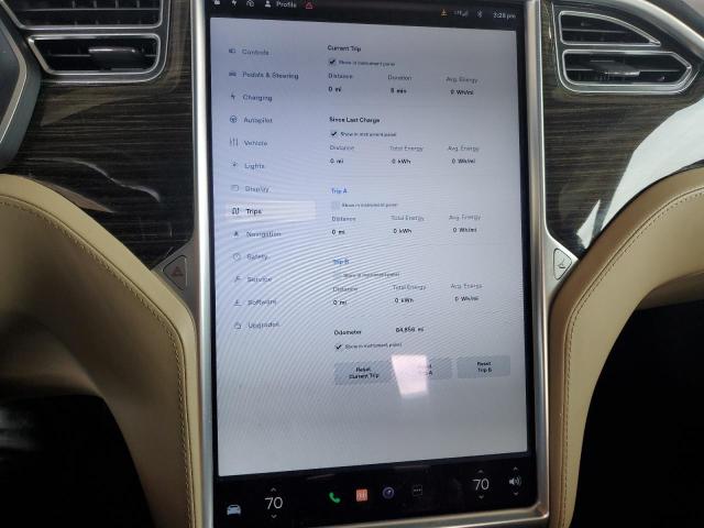 5YJSA1E20FF118310 - 2015 TESLA MODEL S TAN photo 9