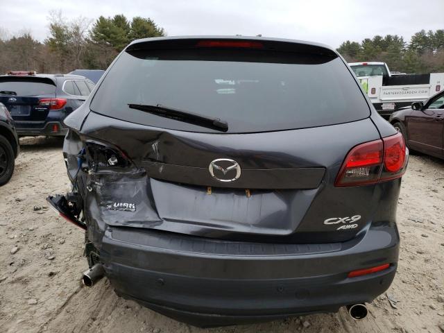 JM3TB3CV0D0400444 - 2013 MAZDA CX-9 TOURING GRAY photo 6