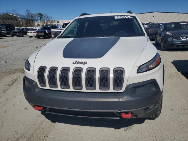 1C4PJMBSXEW212037 - 2014 JEEP CHEROKEE TRAILHAWK WHITE photo 5