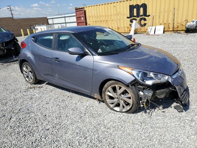 KMHTC6AD8HU319803 - 2017 HYUNDAI VELOSTER GRAY photo 4