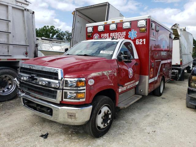 1HTKHPVK4KH306582 - 2019 CHEVROLET SILVERADO RED photo 1