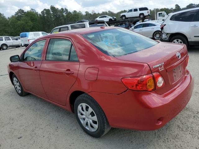 1NXBU4EE4AZ233720 - 2010 TOYOTA COROLLA BASE RED photo 2