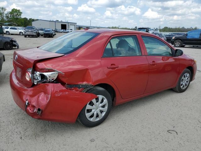 1NXBU4EE4AZ233720 - 2010 TOYOTA COROLLA BASE RED photo 3