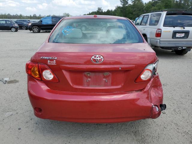 1NXBU4EE4AZ233720 - 2010 TOYOTA COROLLA BASE RED photo 6