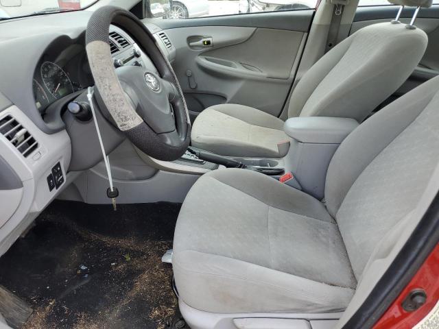 1NXBU4EE4AZ233720 - 2010 TOYOTA COROLLA BASE RED photo 7