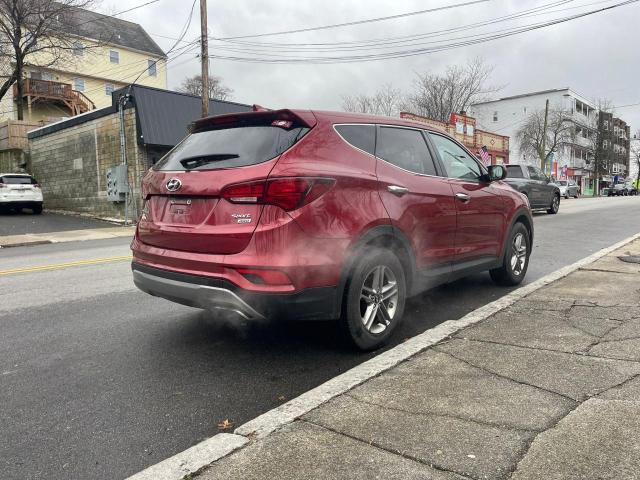 5XYZTDLB0HG430605 - 2017 HYUNDAI SANTA FE S BURGUNDY photo 4