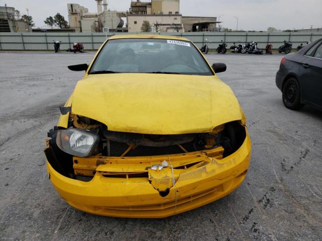 1G1JC12F237350768 - 2003 CHEVROLET CAVALIER YELLOW photo 5