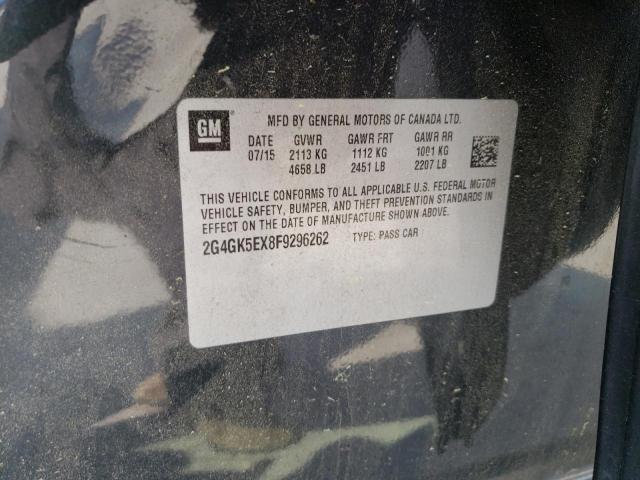 2G4GK5EX8F9296262 - 2015 BUICK REGAL 黑色 照片 12