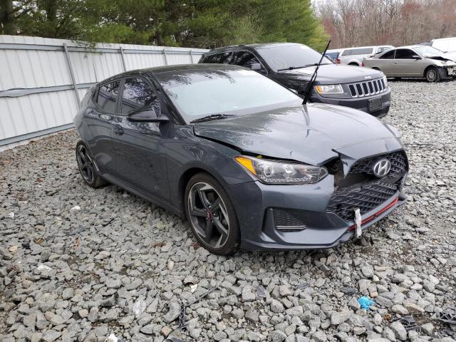 KMHTH6AB3KU009758 - 2019 HYUNDAI VELOSTER TURBO GRAY photo 4