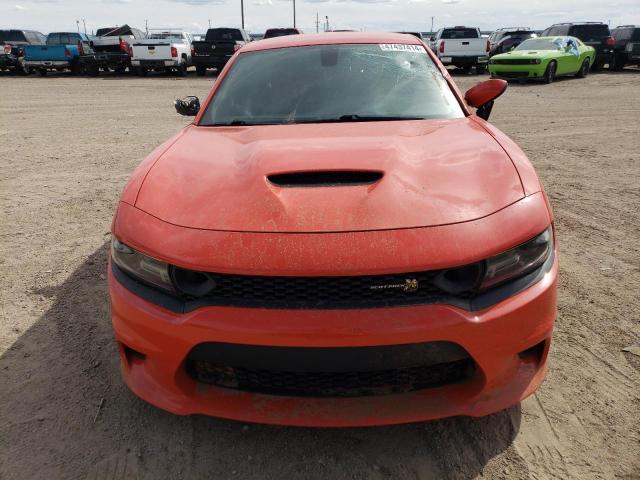 2C3CDXGJ6KH553120 - 2019 DODGE CHARGER SCAT PACK ORANGE photo 5