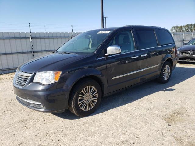 2C4RC1CG5DR646286 - 2013 CHRYSLER TOWN & COU TOURING L BLUE photo 1