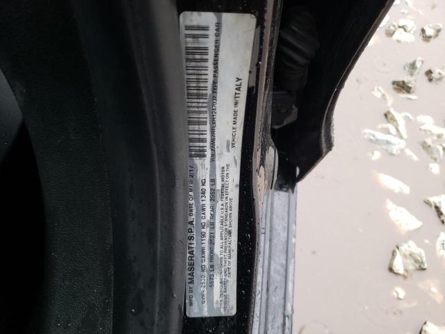 ZAM57RTLXH1247037 - 2017 MASERATI GHIBLI S Schwarz Foto 12