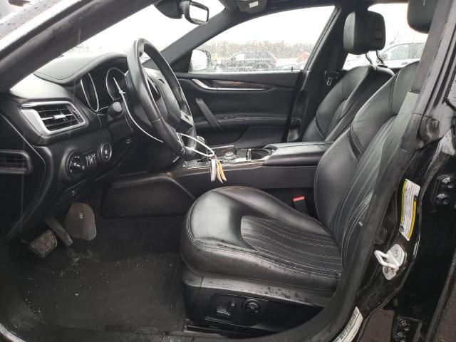 ZAM57RTLXH1247037 - 2017 MASERATI GHIBLI S Schwarz Foto 7