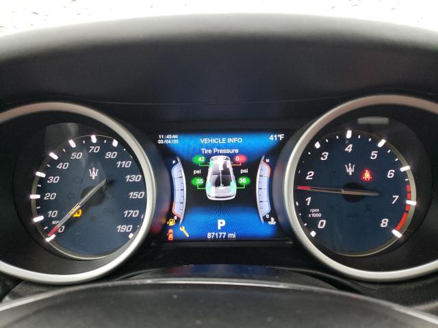 ZAM57RTLXH1247037 - 2017 MASERATI GHIBLI S Schwarz Foto 9