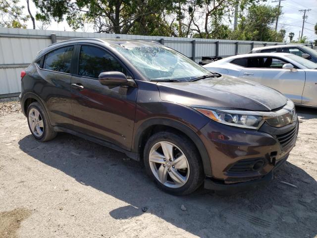 3CZRU5H50KM707974 - 2019 HONDA HR-V EX PURPLE photo 4